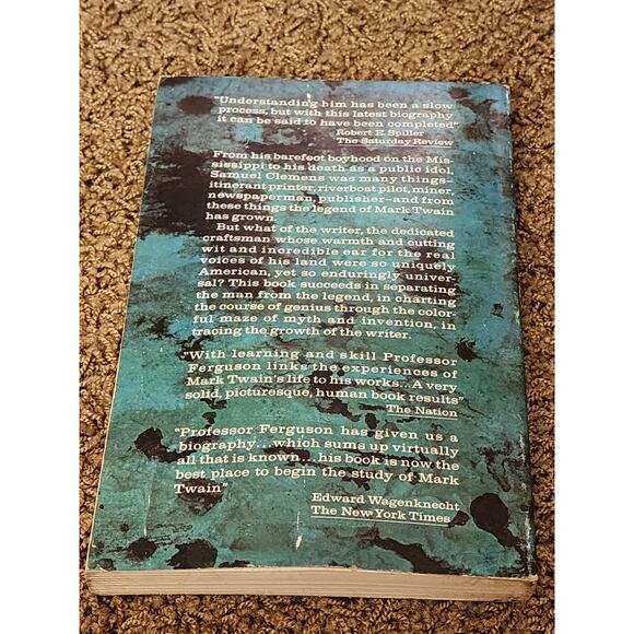 Mark Twain Man And Legend By DeLancey Ferguson Biography Vintage 1963 - Picture 2 of 8